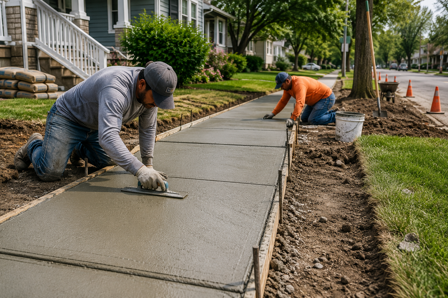 Sidewalk Installation